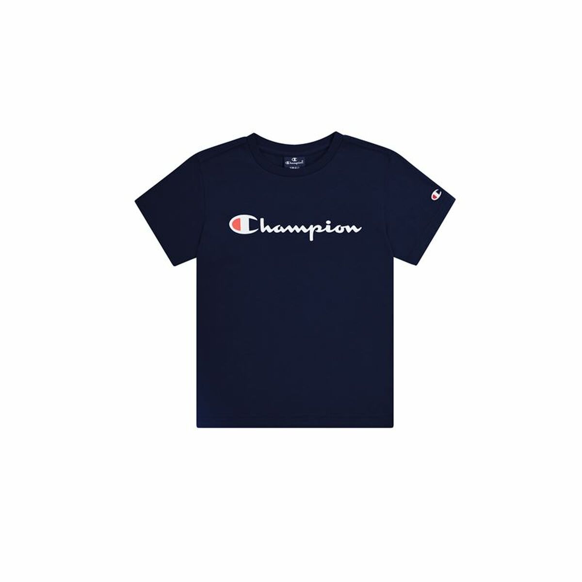 Maglia a Maniche Corte per Bambini Champion Crewneck Azzurro Taglia:5-6 Anni