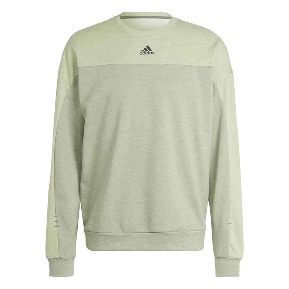 Felpa senza Cappuccio Uomo Adidas Mel Crw Beige Taglia:L