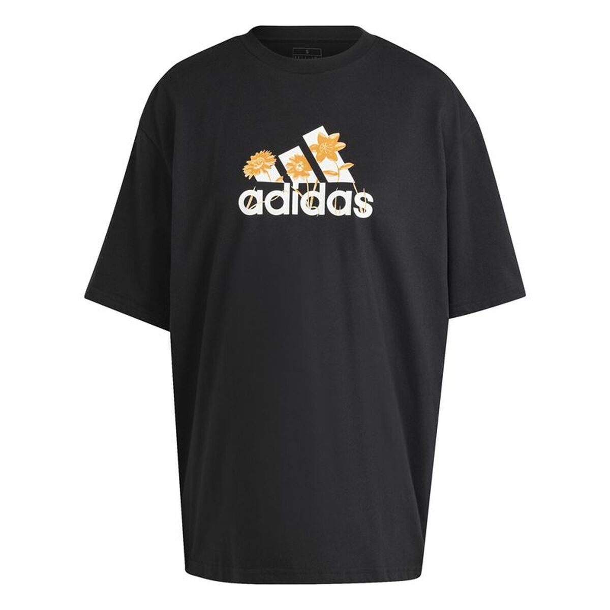 Maglia a Maniche Corte Donna Adidas Flower Pack Bos Nero Taglia:XS