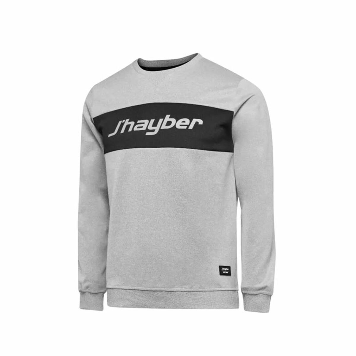 Felpa senza Cappuccio Uomo J-Hayber Essential Grigio chiaro Taglia:L