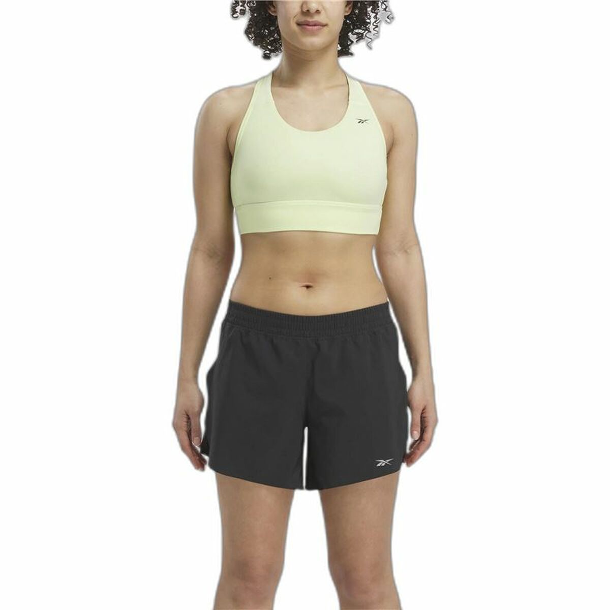 Reggiseno Sportivo Reebok Identity Train Verde limone Taglia:XL - Image 3
