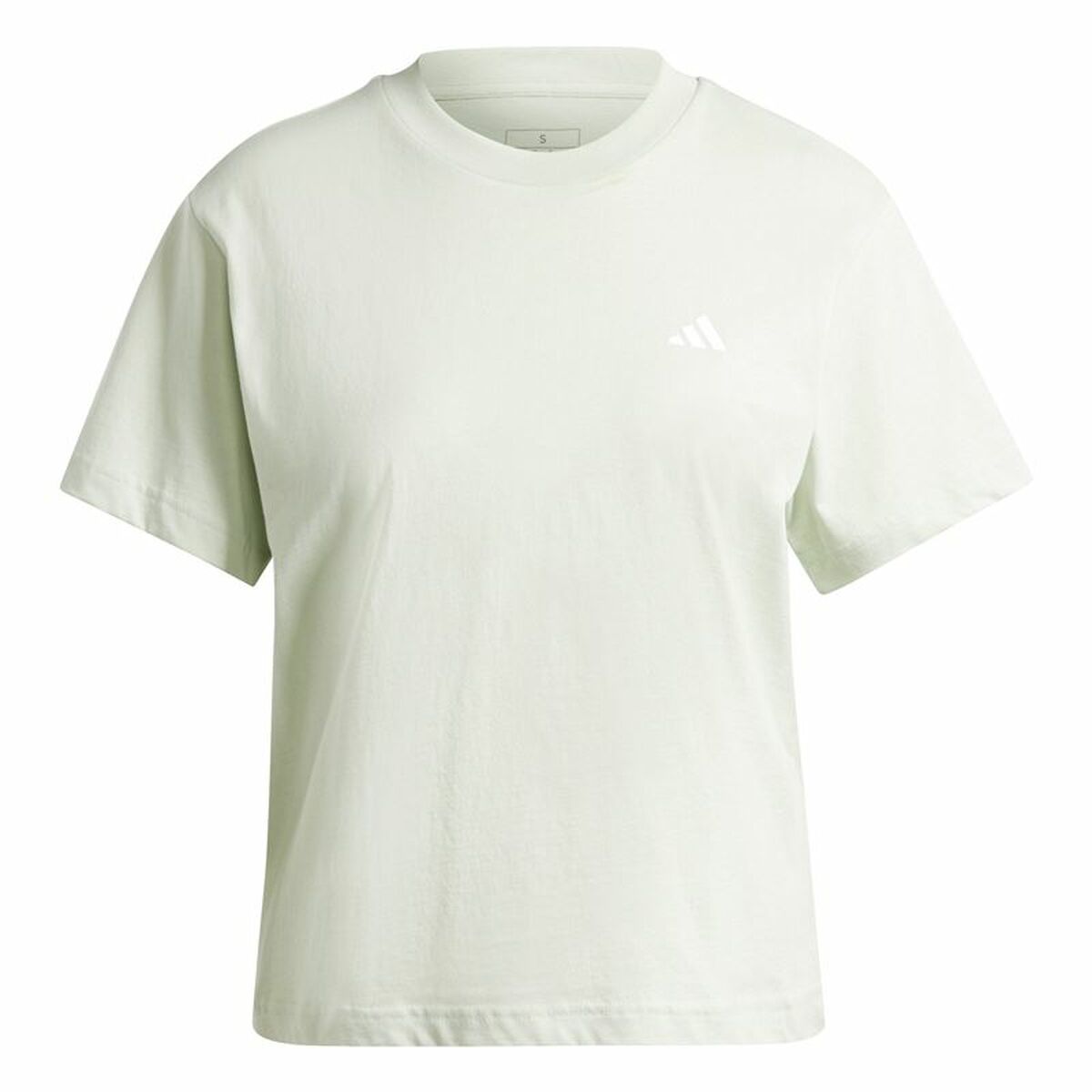 Maglia a Maniche Corte Donna Adidas Essentials Small Logo Verde Taglia:L