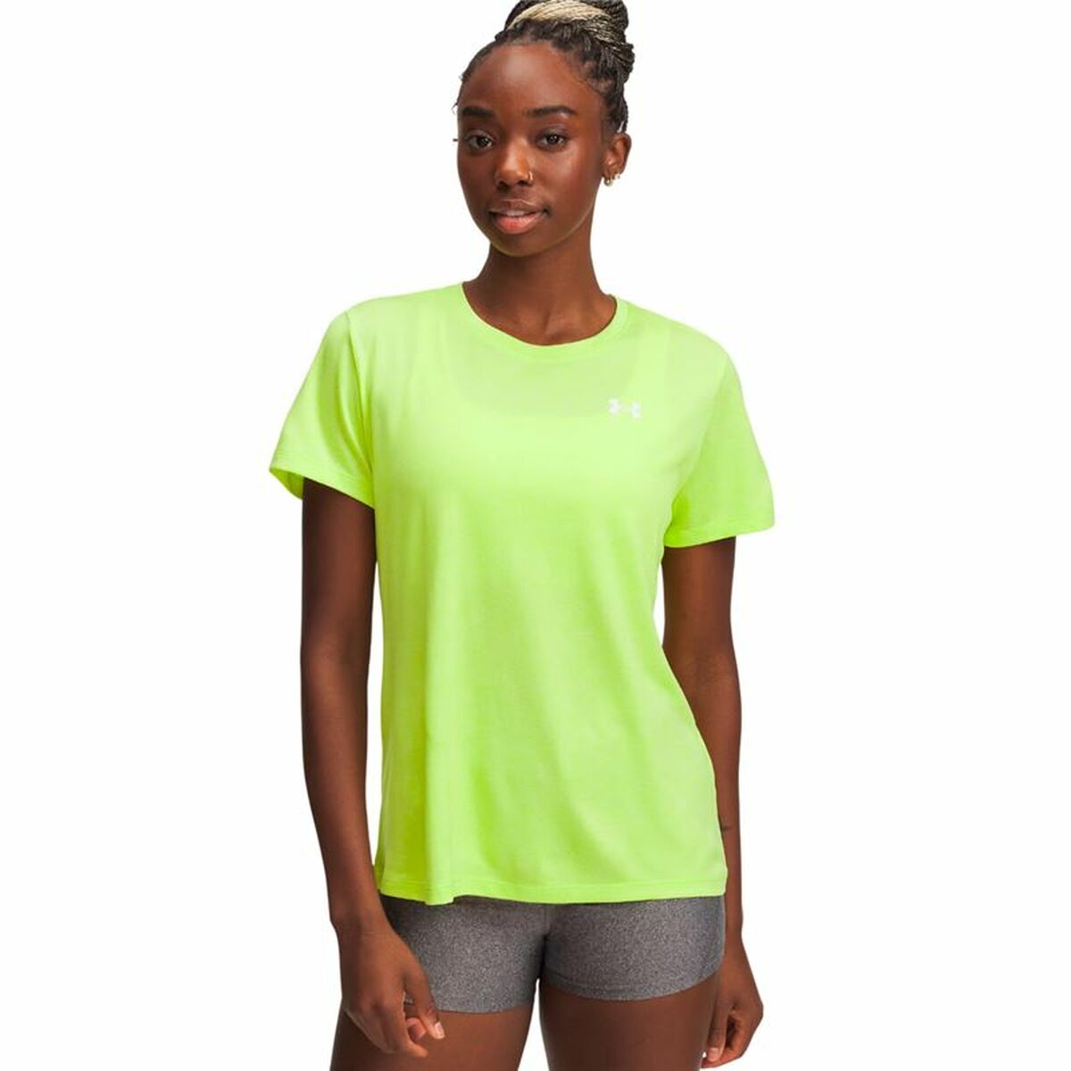 Maglia a Maniche Corte Uomo Under Armour Tech Giallo Taglia:S