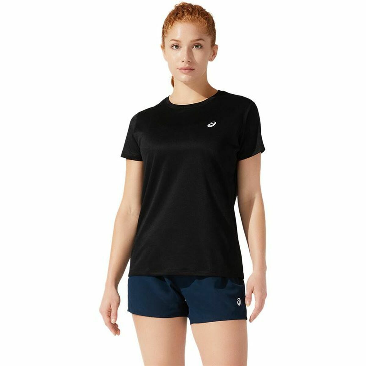 Maglia a Maniche Corte Donna Asics Core SS Nero Taglia:S