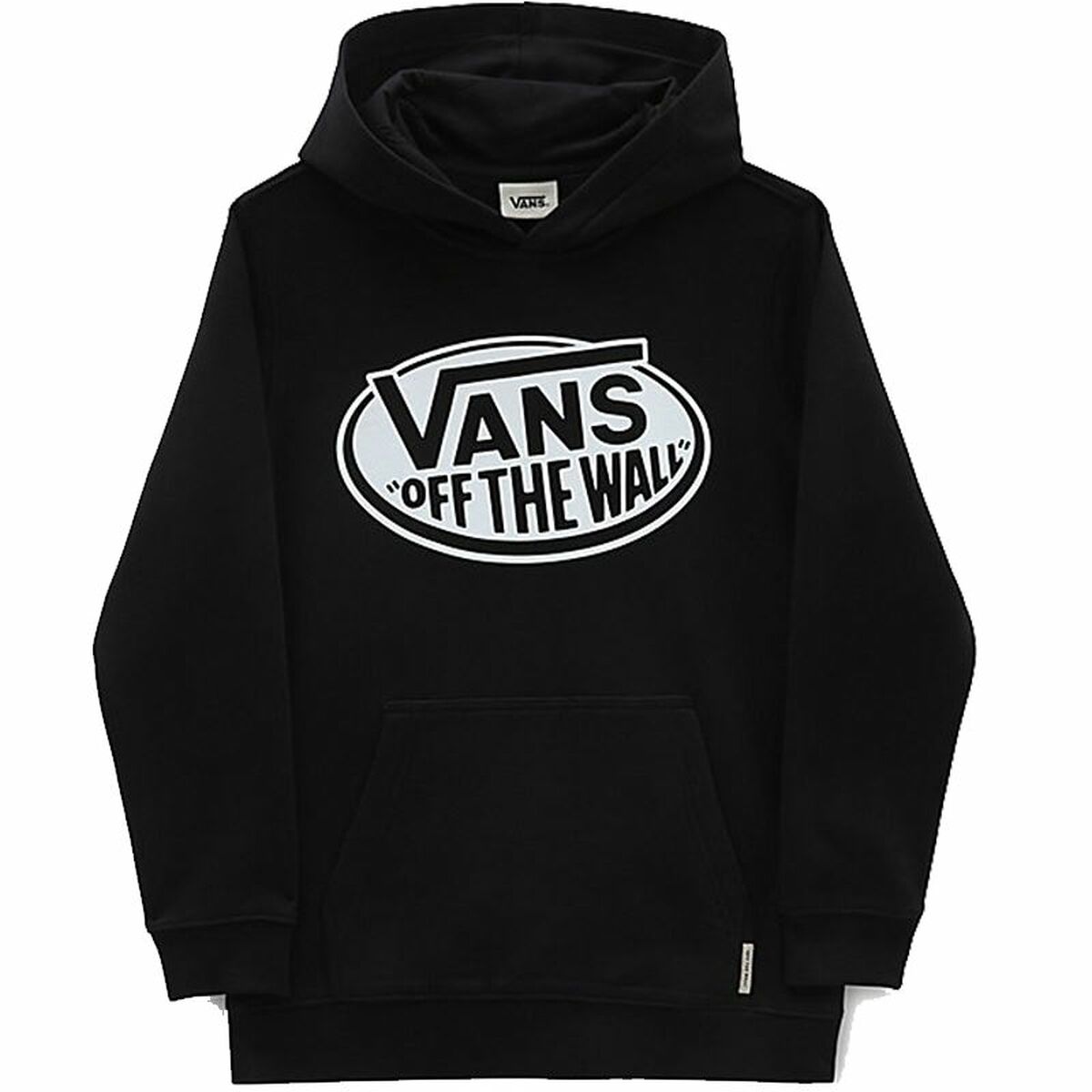 Felpa con Cappuccio Uomo Vans Po-B Nero Taglia:L
