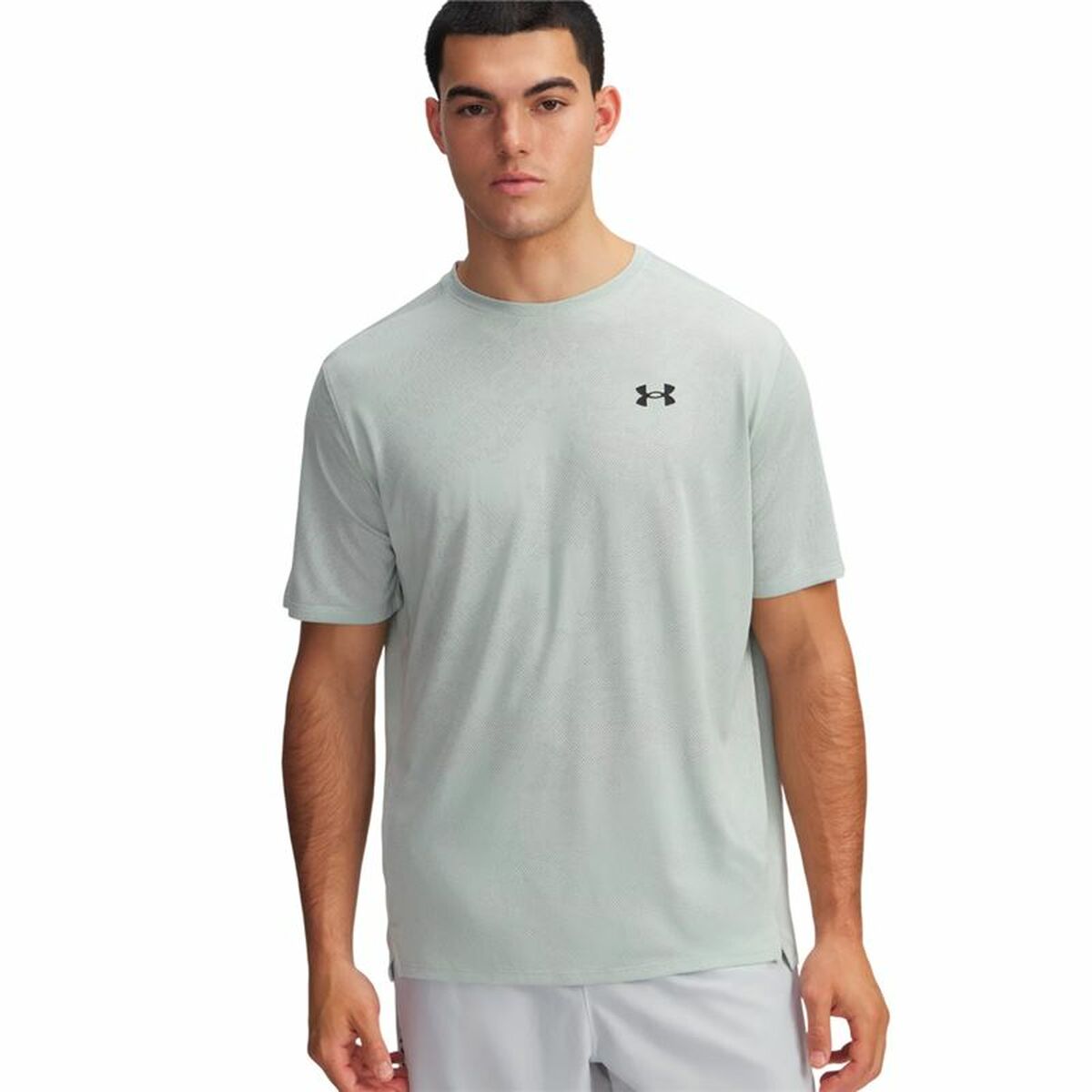 Maglia a Maniche Corte Uomo Under Armour Tech Azzurro Taglia:M
