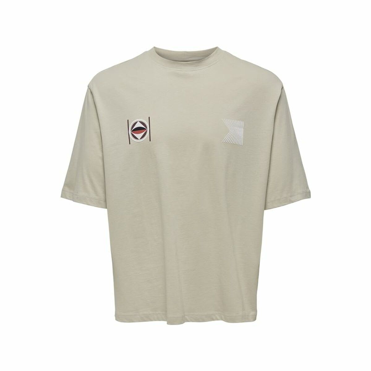 Maglia Sportiva a Maniche Corte Only & Sons Onslenny Ovz Element  Marrone Chiaro Taglia:XL