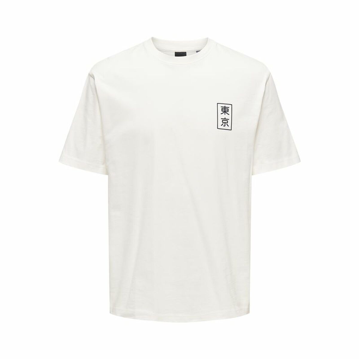 Maglia Sportiva a Maniche Corte Only & Sons Onskace Rlx Bianco Taglia:XL