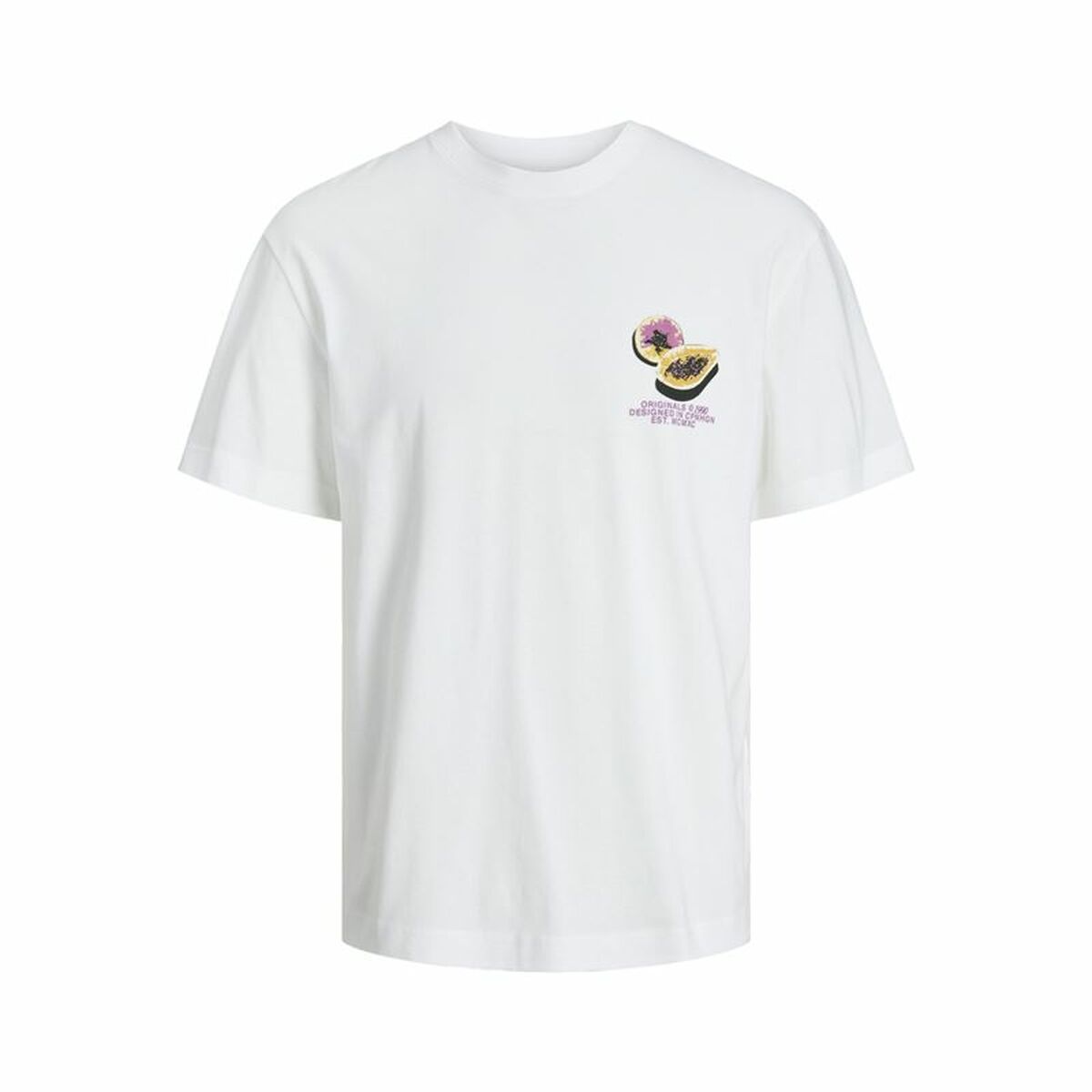 Maglia Sportiva a Maniche Corte Jack & Jones Jortampa Back Ss Crew Bianco Taglia:122-128 cm