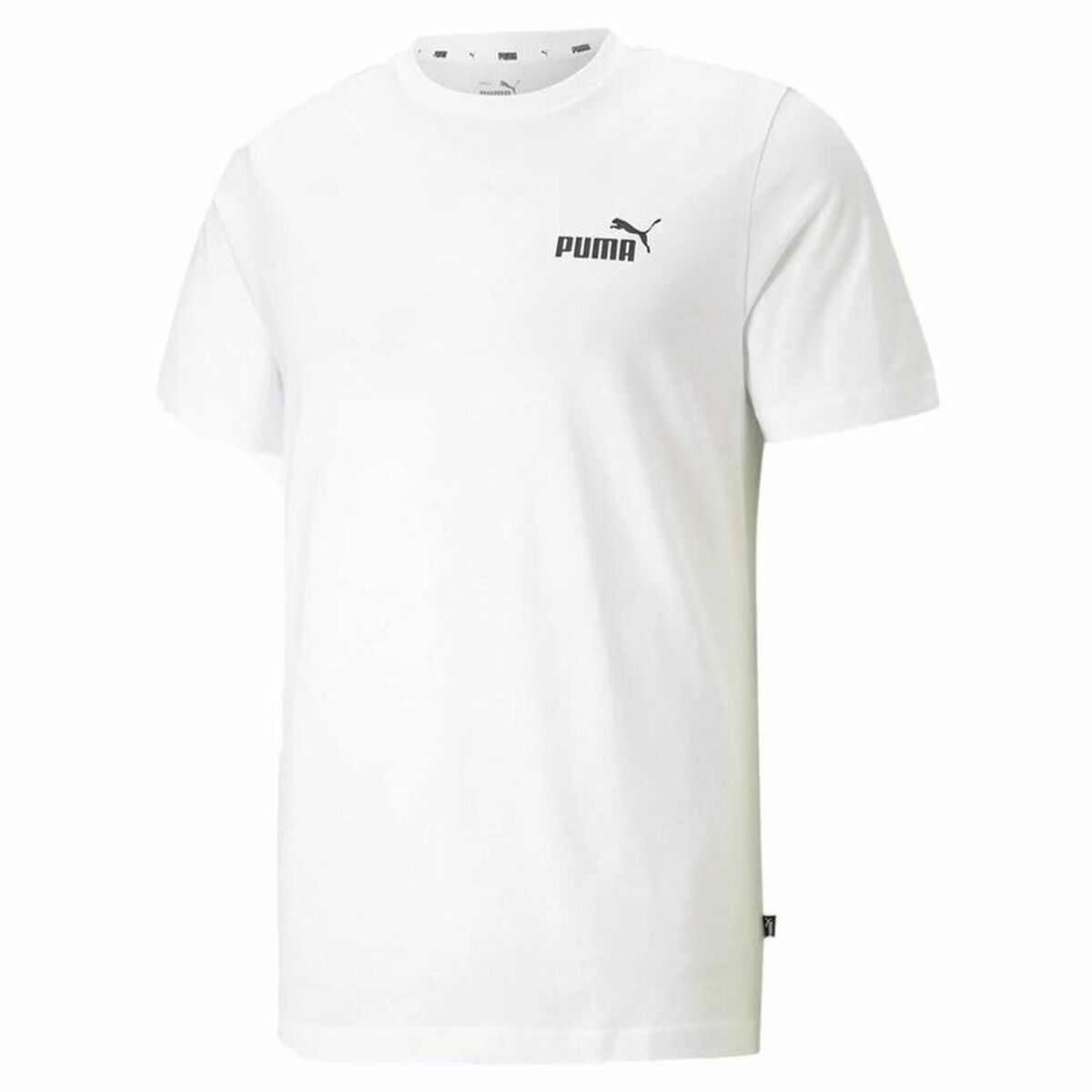 Maglia a Maniche Corte Uomo Puma Essentials Small Logo Bianco Taglia:XL