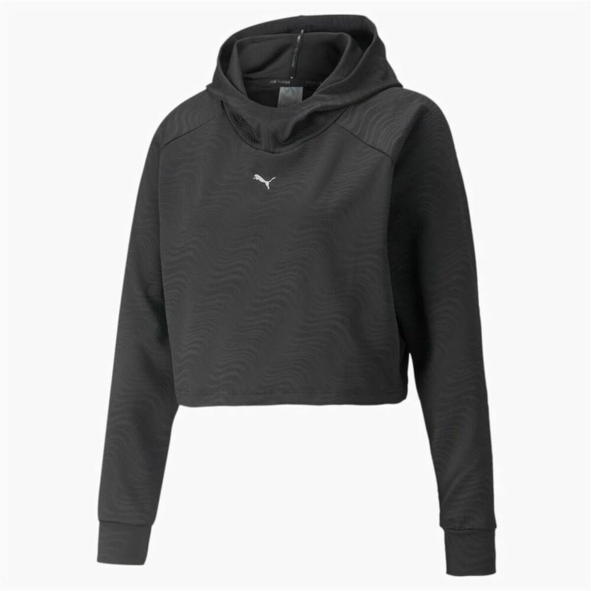 Felpa con Cappuccio Donna Puma Flawless Pullover W Nero Taglia:S