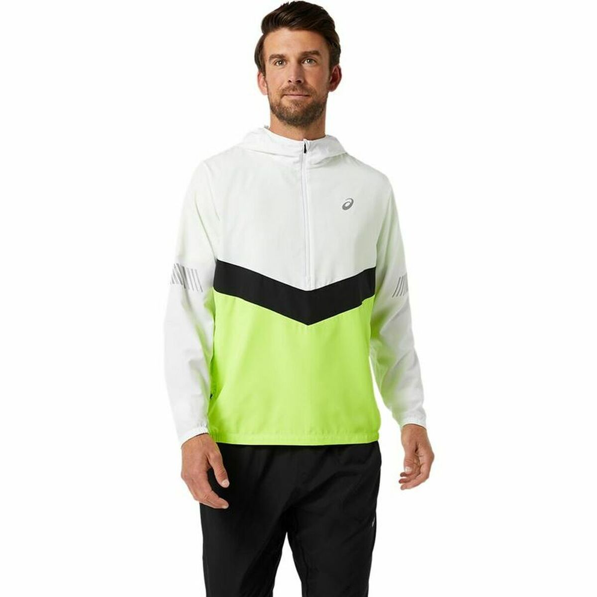 Giacca Sportiva da Uomo Asics Lite-Show Bianco Taglia:XL