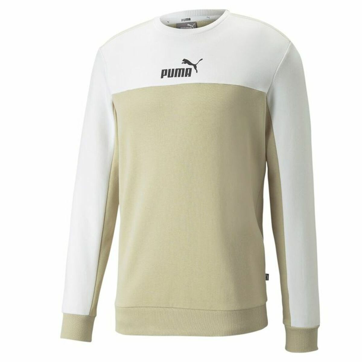 Felpa senza Cappuccio Uomo Puma ESS+ Block M Taglia:M