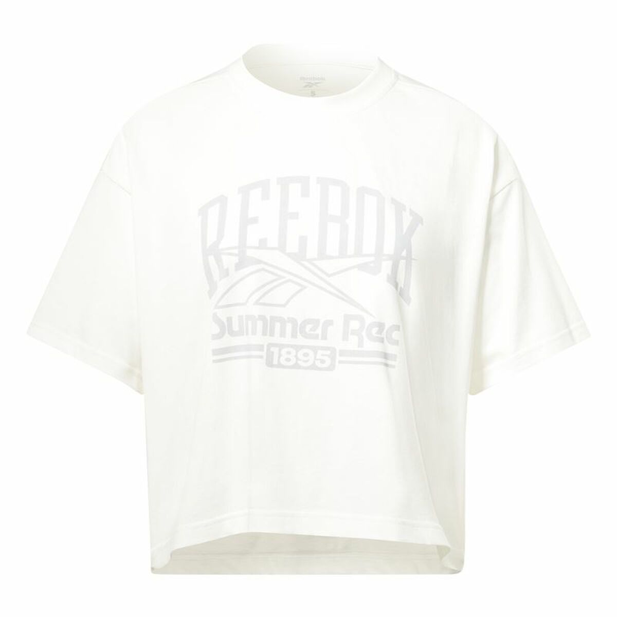 Maglia a Maniche Corte Donna Reebok Graphic Logo Bianco Taglia:S