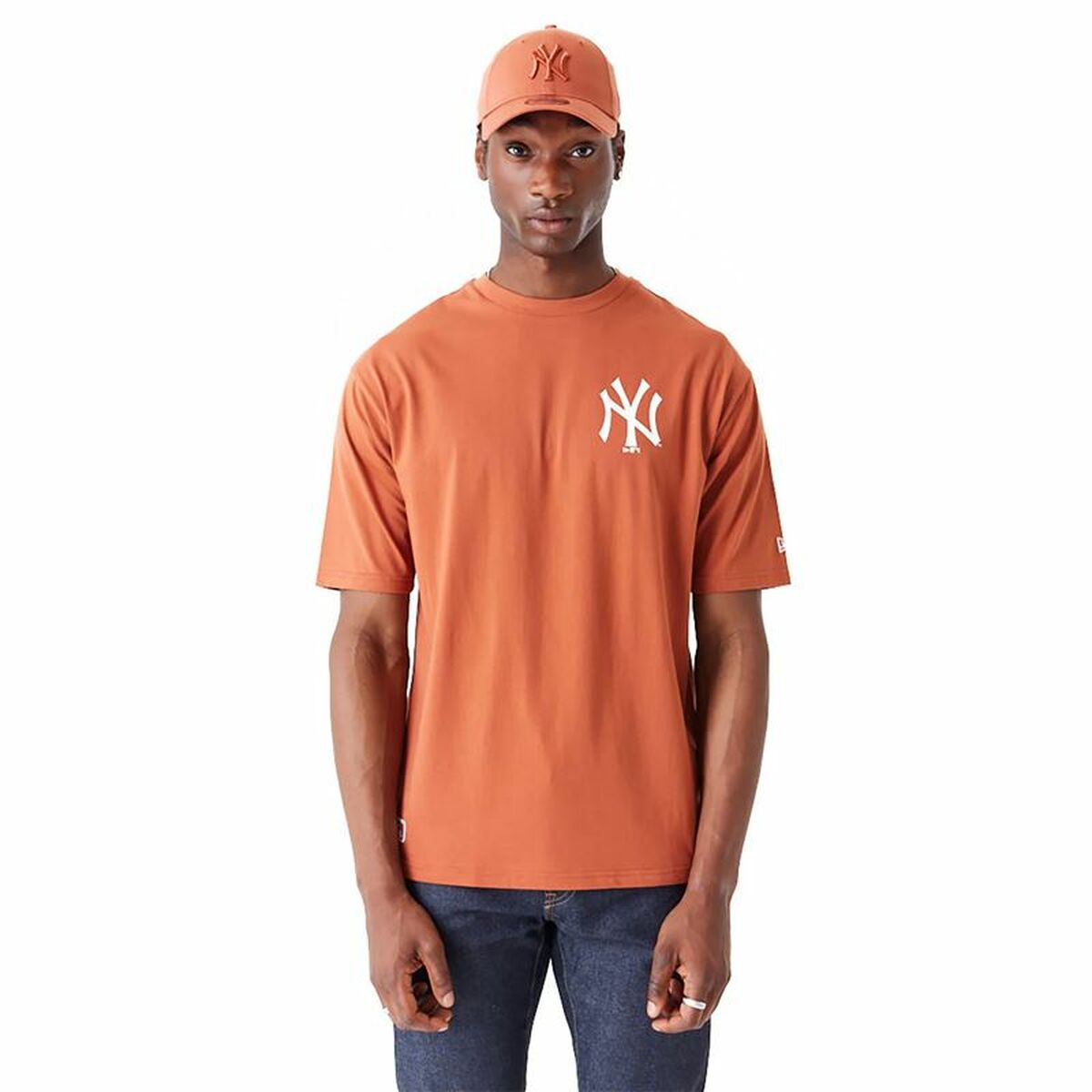 Maglia a Maniche Corte Uomo New Era New York Yankees MLB World Taglia:L