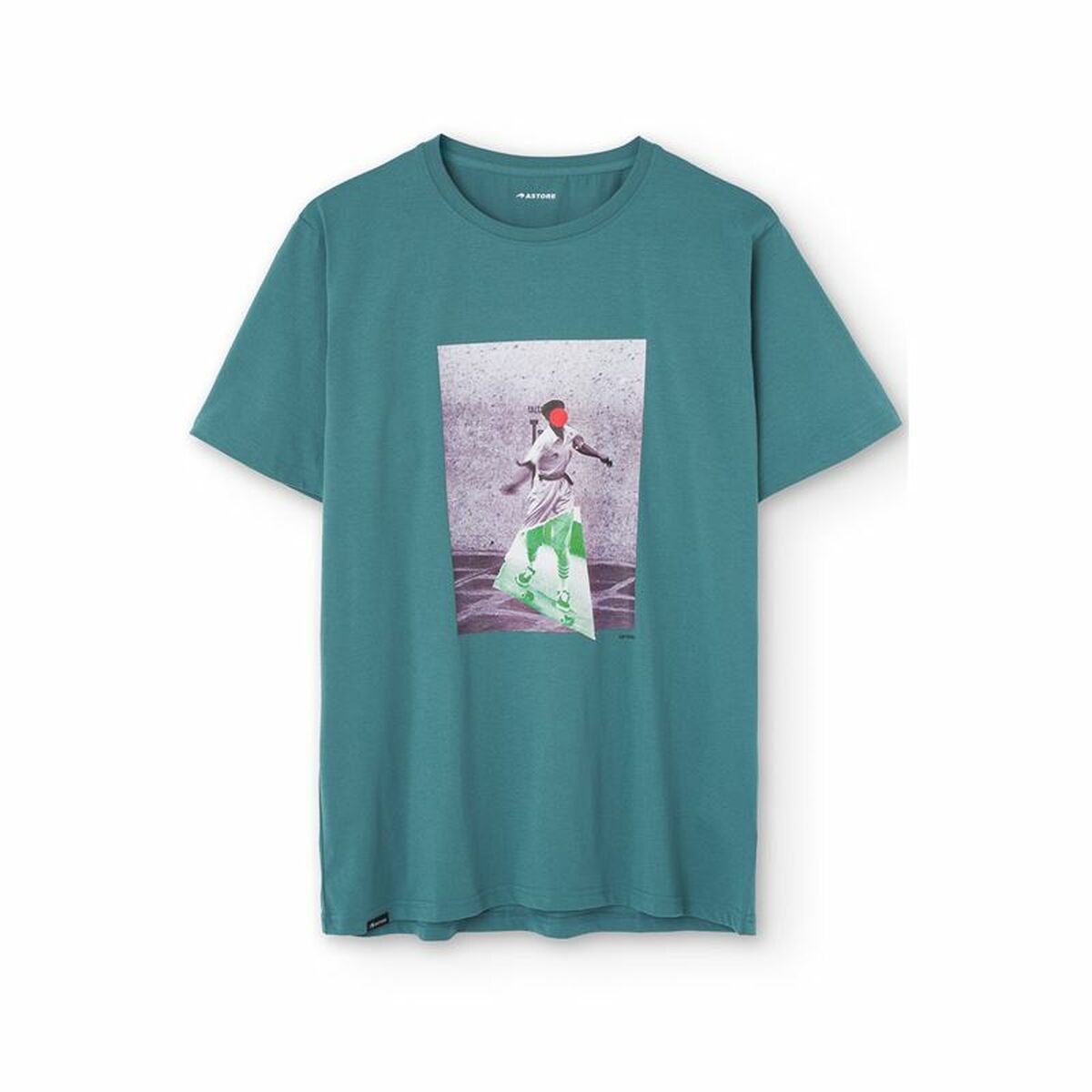 Maglia a Maniche Corte Uomo Astore Sellers Azzurro Taglia:L