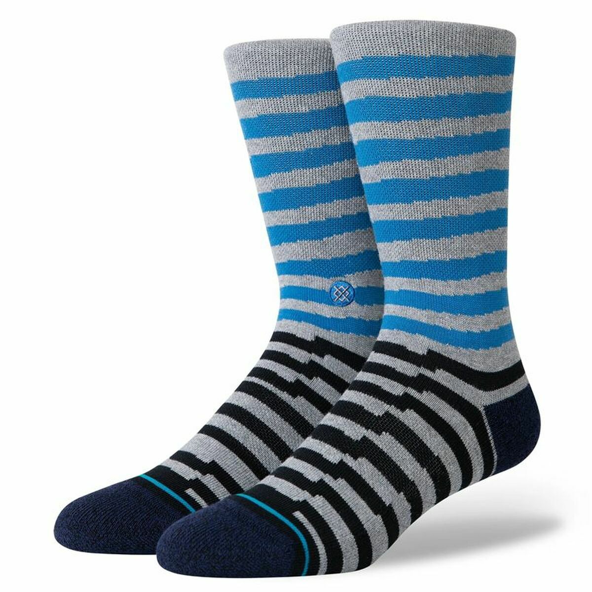 Calzini Stance Breakdown Crew Grigio chiaro Taglia Calzatura:42-46