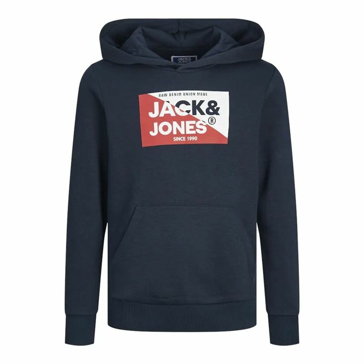Felpa con Cappuccio Uomo Jack & Jones Jjnolan Nero Taglia:8 anni