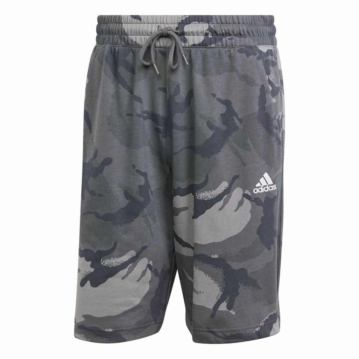 Pantaloncino Sportivo Adidas Camo Grigio Taglia:L