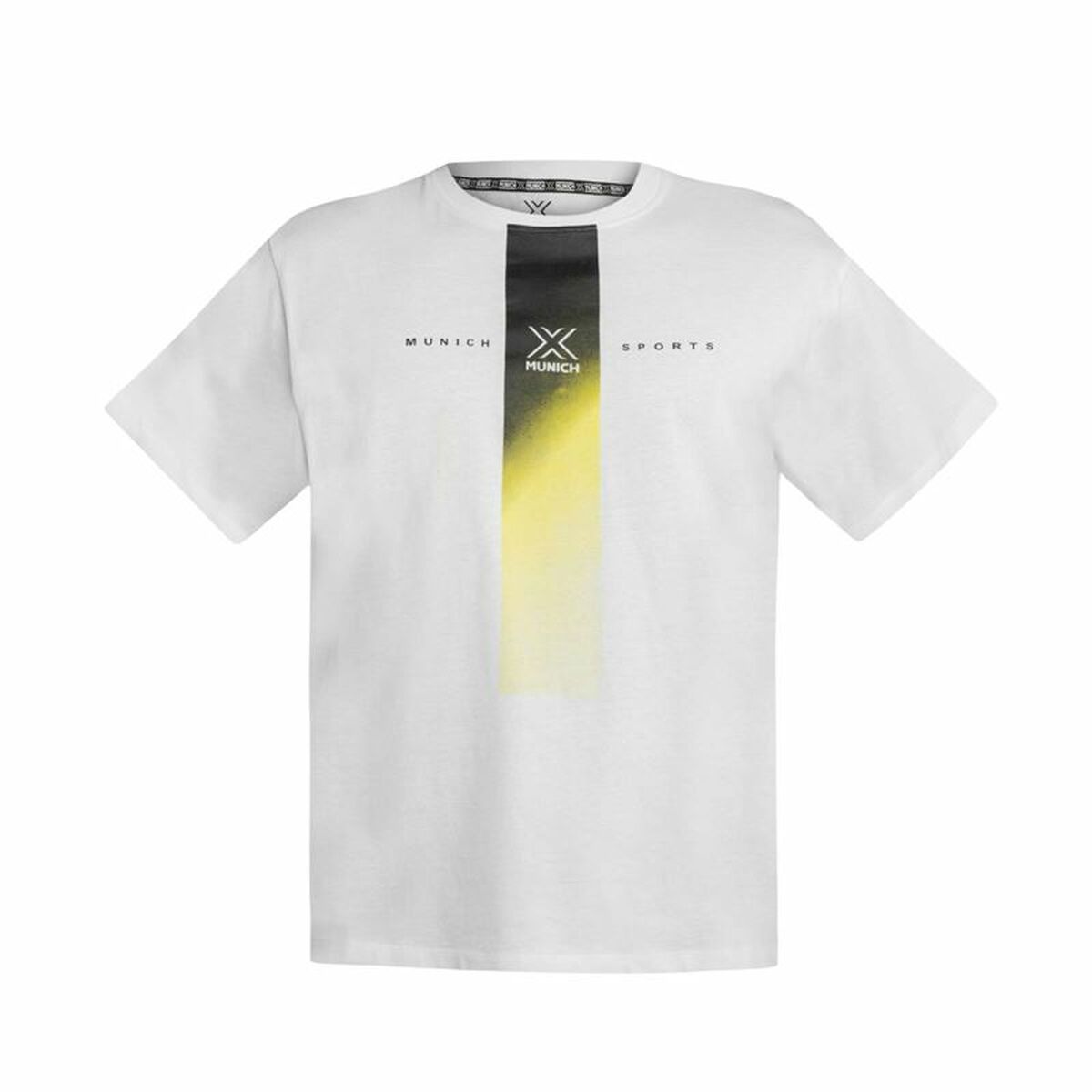 Maglia Sportiva a Maniche Corte Munich Athletic Challenge Bianco Taglia:M
