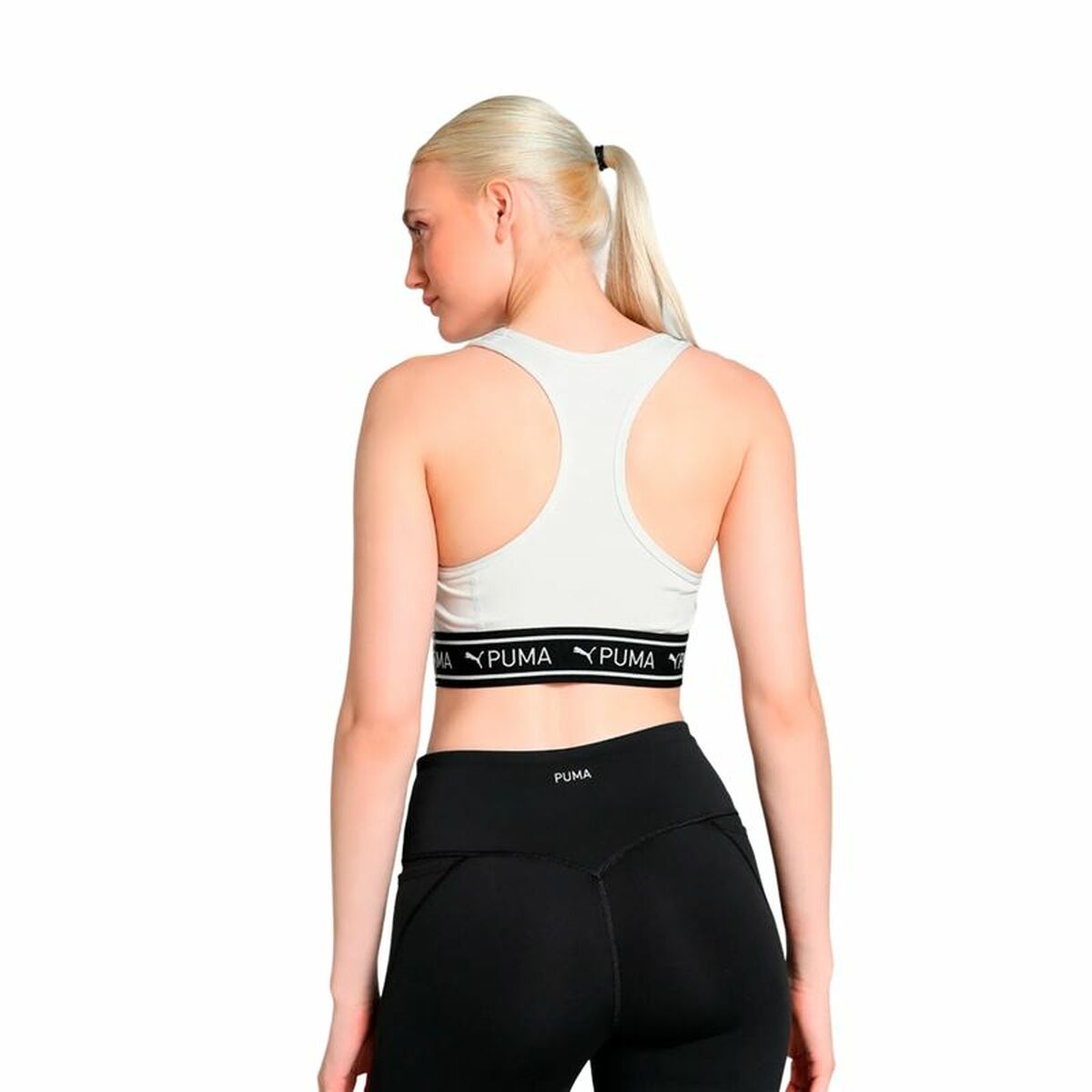 Reggiseno Sportivo Puma 4Keeps Elastic Bra Bianco Taglia:XS - Image 4