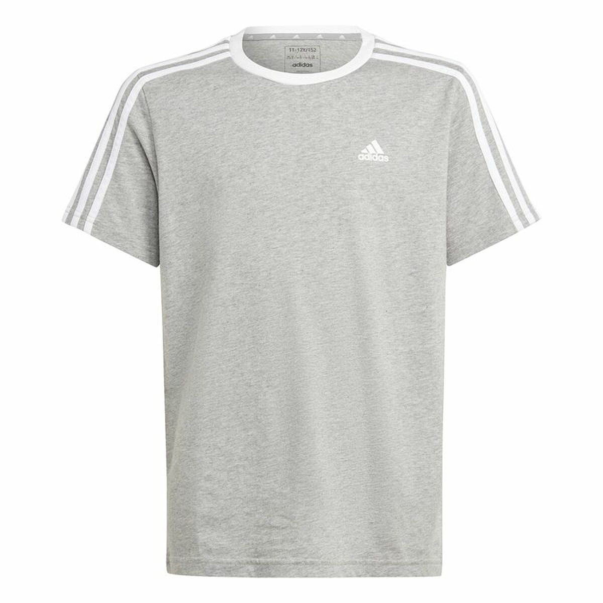 Maglia a Maniche Corte per Bambini Adidas Grigio Taglia:Taglia - 7-8 Anni