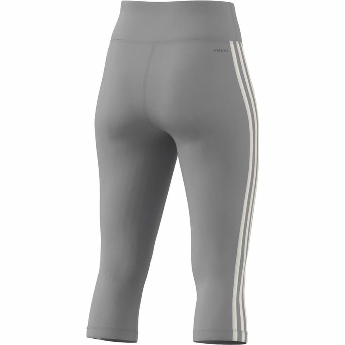 Leggings Sportivo da Donna Adidas Train Essentials 3S 3/4 Grigio Taglia:XL