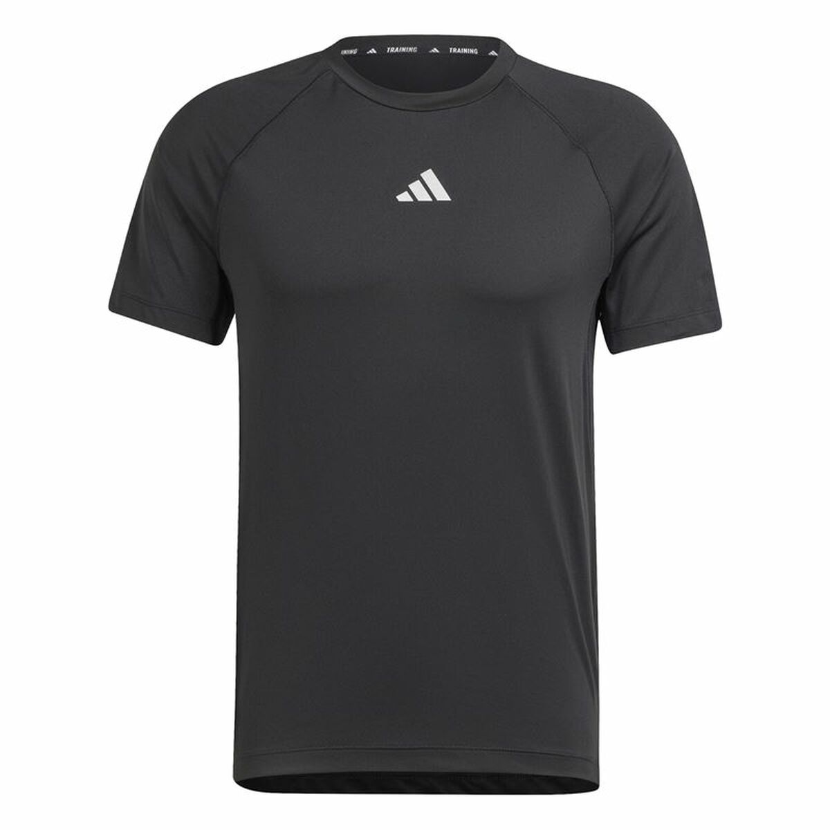 Maglia a Maniche Corte Uomo Adidas Essentials Gym+ Nero Taglia:M