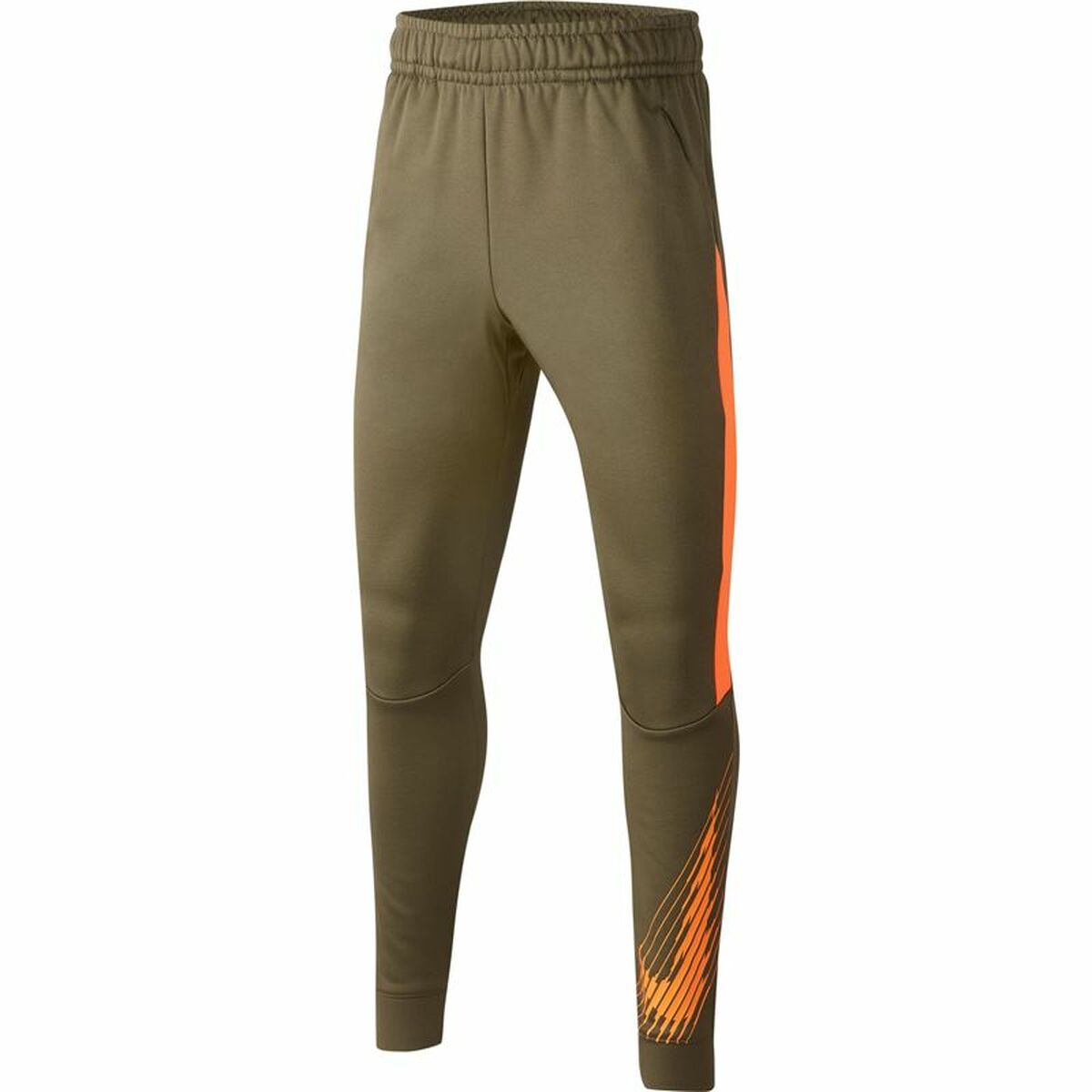 Pantalone di Tuta per Bambini Nike Dri-FIT Therma Oliva Bambini Taglia:10-12 Anni