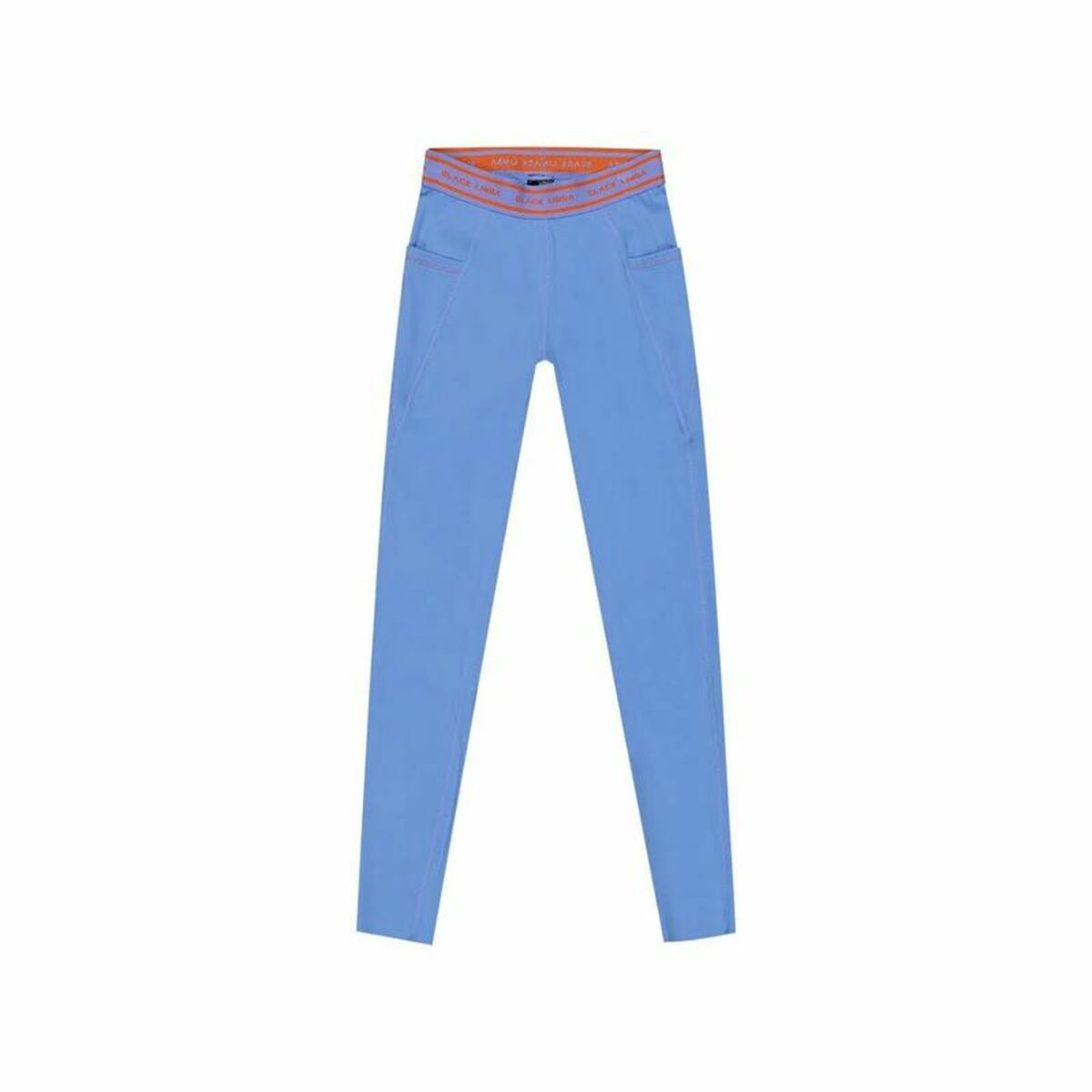 Leggings Sportivo da Donna Black Limba Eraflex Azzurro Indaco Taglia:M