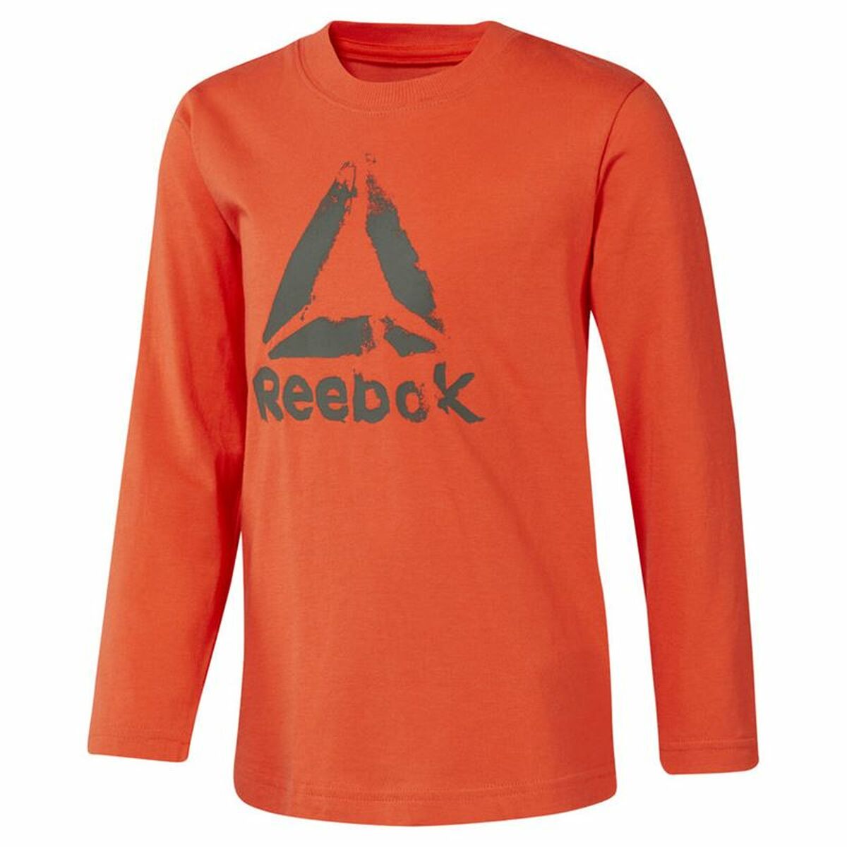 Maglia a Maniche Lunghe Bambino Reebok Boys Training Essentials Arancio Taglia:Taglia - 7-8 Anni