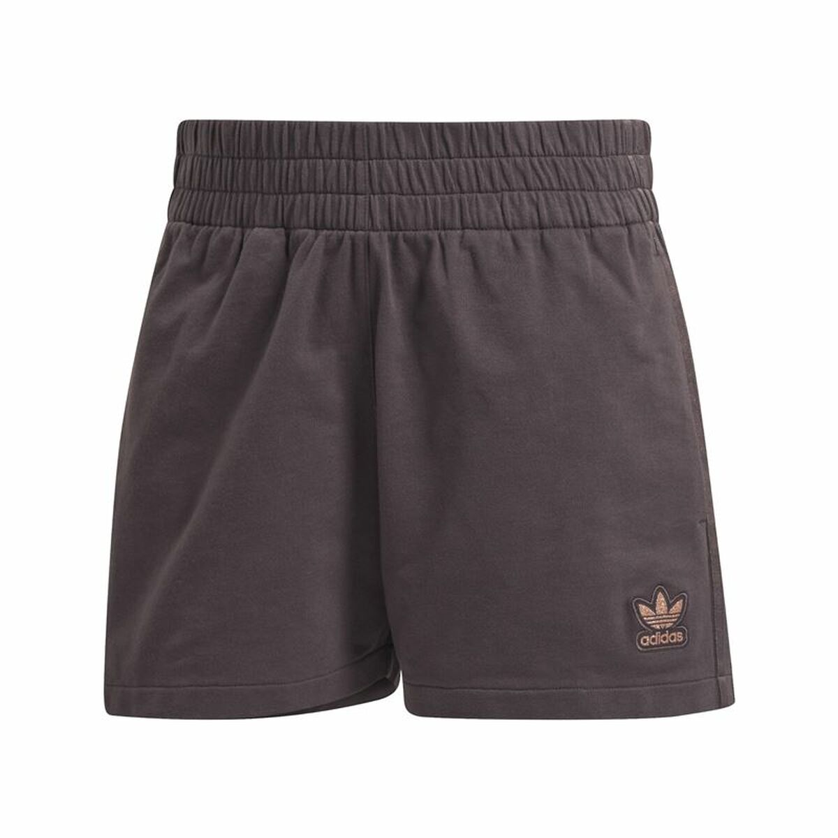 Pantaloncini Sportivi da Donna Adidas Originals 3 stripes Marrone Taglia:36
