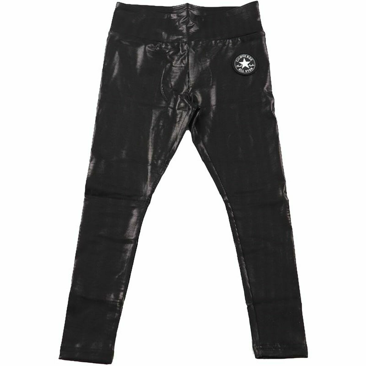 Leggings Sportivi per Bambini Converse High Rise Shine Taglia:10-12 Anni