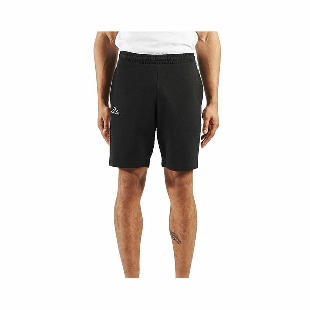 Pantaloni Corti Sportivi da Uomo Kappa Iono M Nero Taglia:S