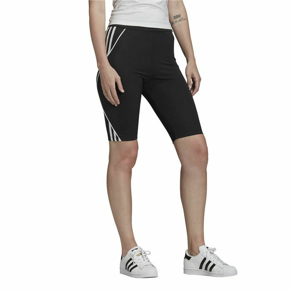 Leggings Sportivo da Donna Adidas Nero Taglia:38