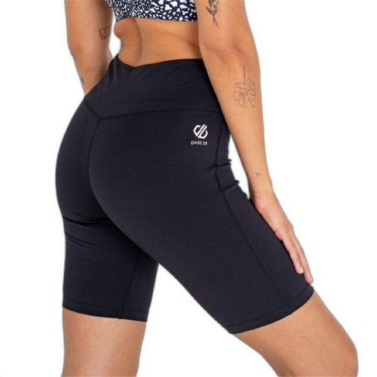 Leggings Sportivo da Donna Dare 2b Lounge About Nero Taglia:S - Image 4