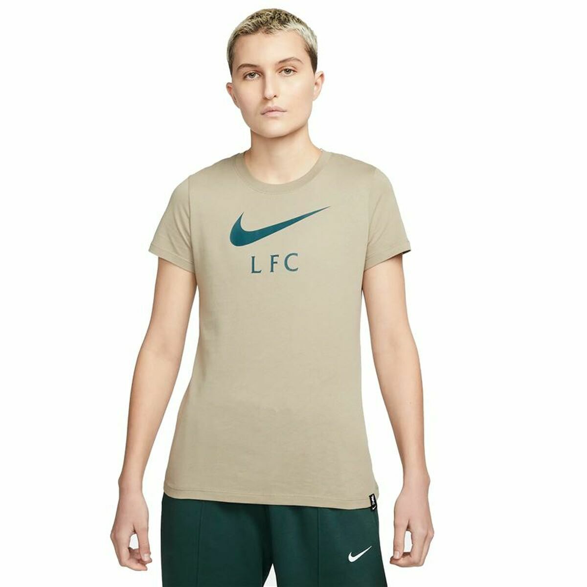 Maglia a Maniche Corte Donna Nike Liverpool FC Marrone Taglia:XS