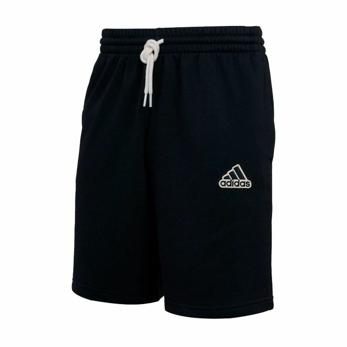 Pantaloni Corti Sportivi da Uomo Adidas French Terry Nero Taglia:M