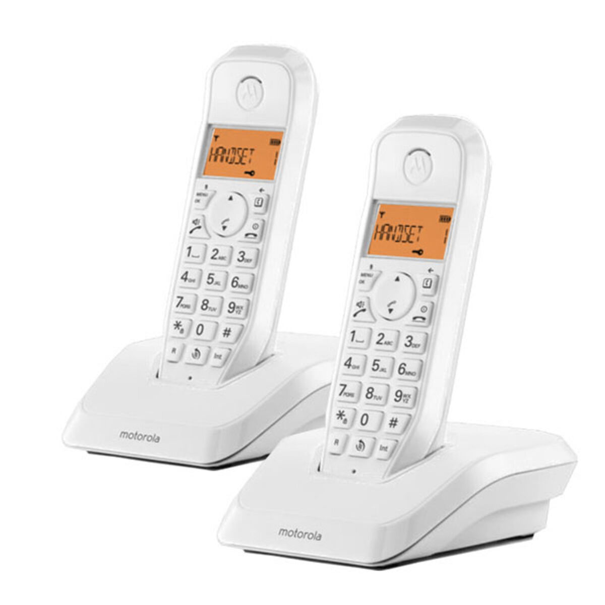 Telefono Senza Fili Motorola S1202 (2 pcs) Colore:Bianco