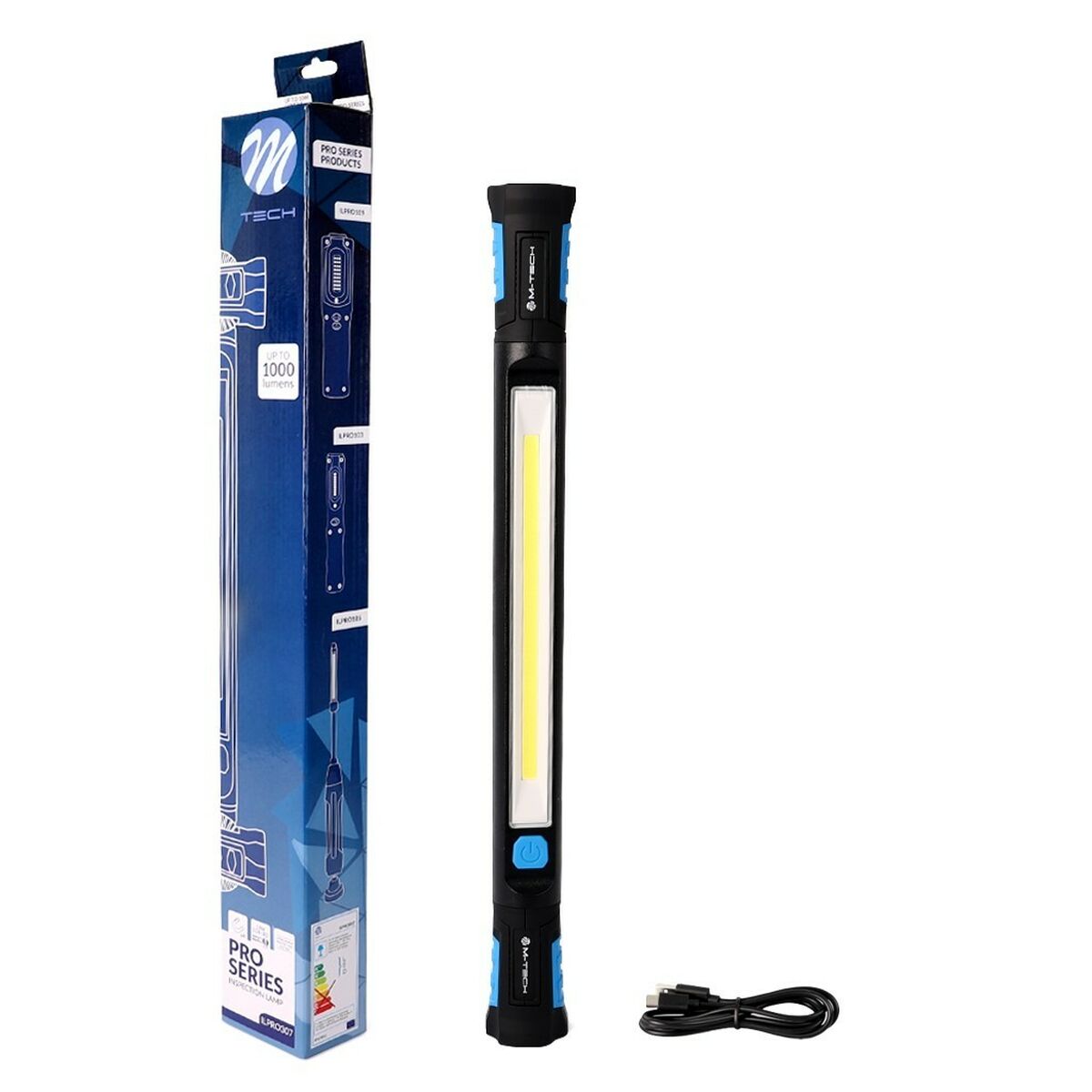 Luce da lavoro M-Tech ILPRO307 1000 Lm Nero/Blu