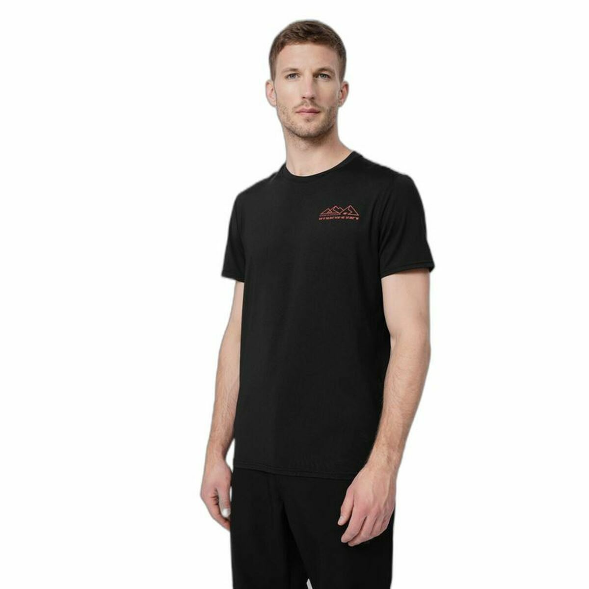 Maglia a Maniche Corte Uomo 4F Fnk M209 Nero Taglia:M