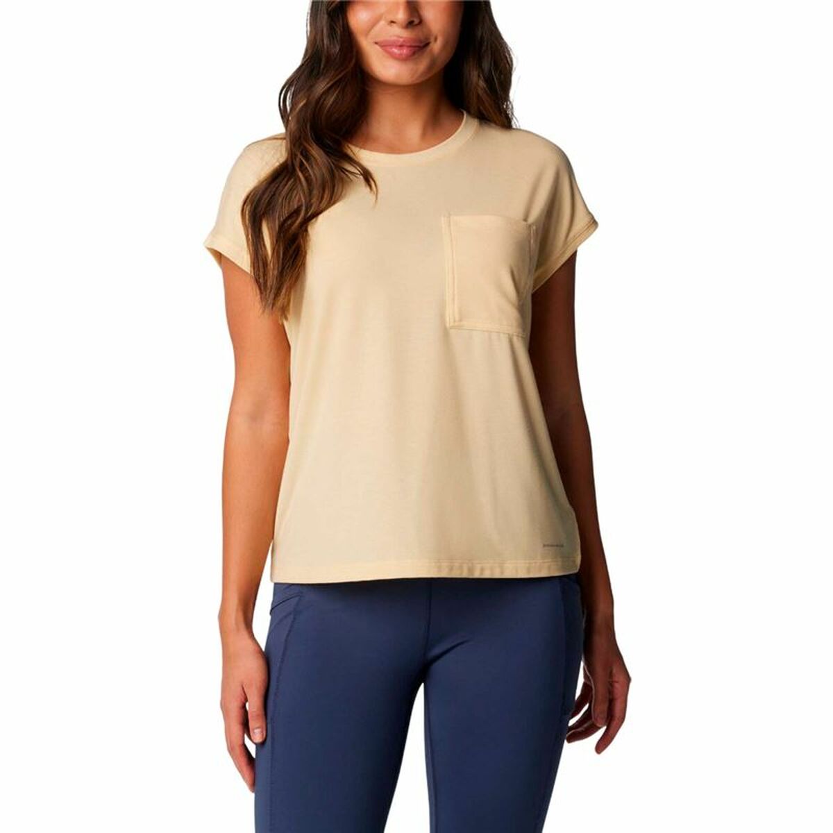Maglia a Maniche Corte Donna Columbia Trek™  Dorato Taglia:M