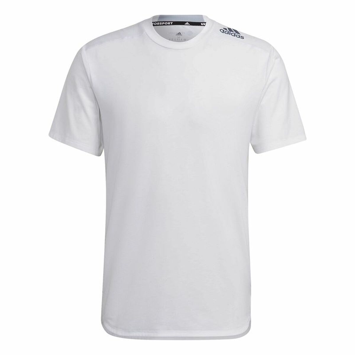 Maglia a Maniche Corte Uomo Adidas D4T Bianco Taglia:M