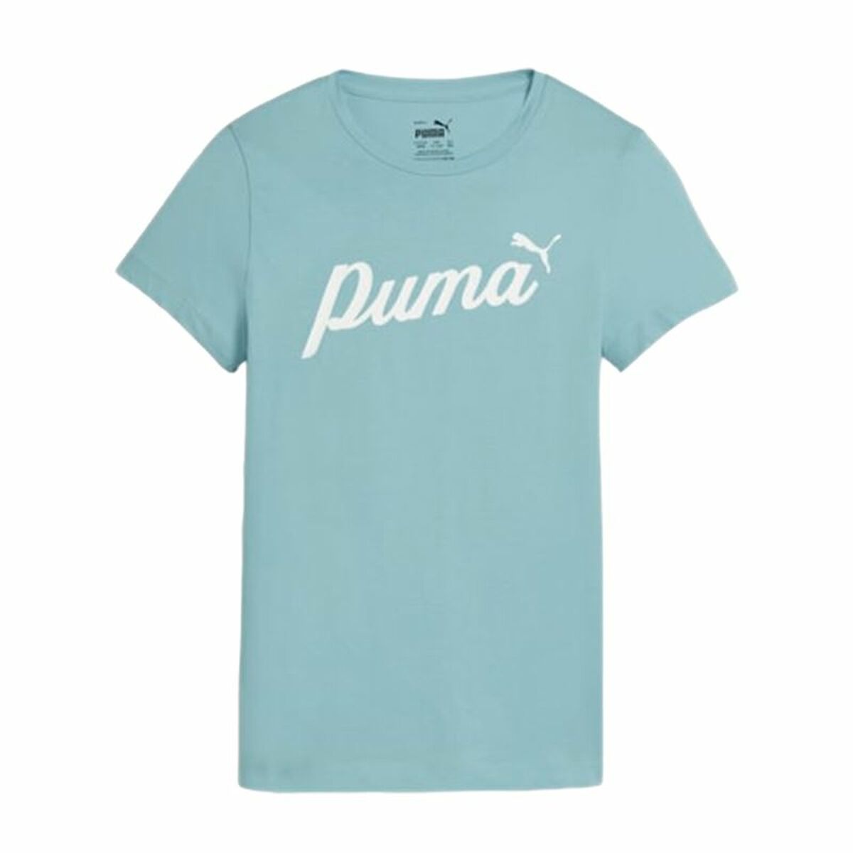 Maglia a Maniche Corte per Bambini Puma Essentials+ Script Taglia:15-16 Anni