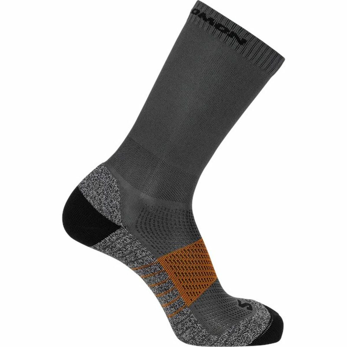 Calzini Sportivi Salomon Aero Ebony Nero/Grigio Taglia Calzatura:45-47