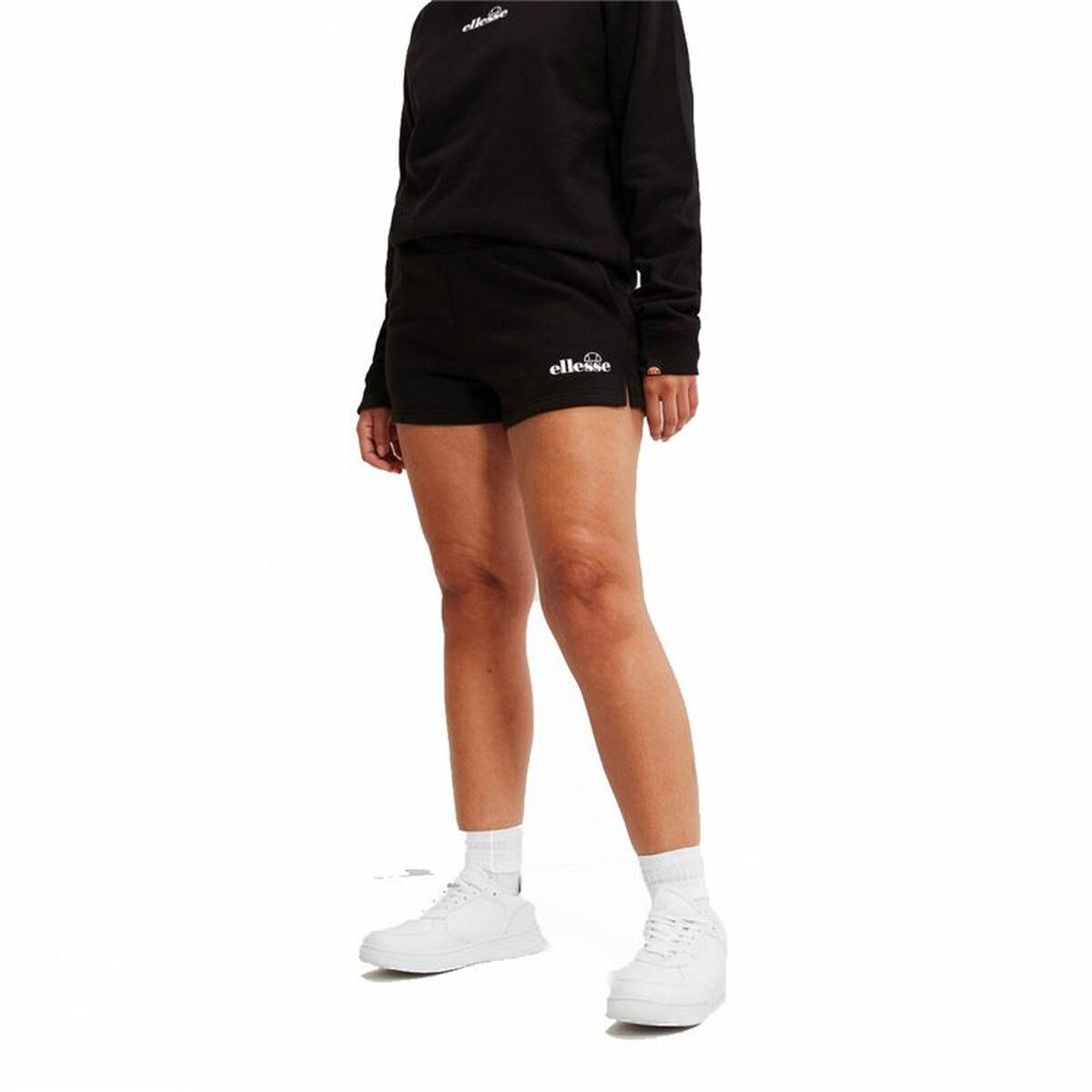 Pantaloncino Sportivo Ellesse Kyrana Loopback Nero Taglia:38