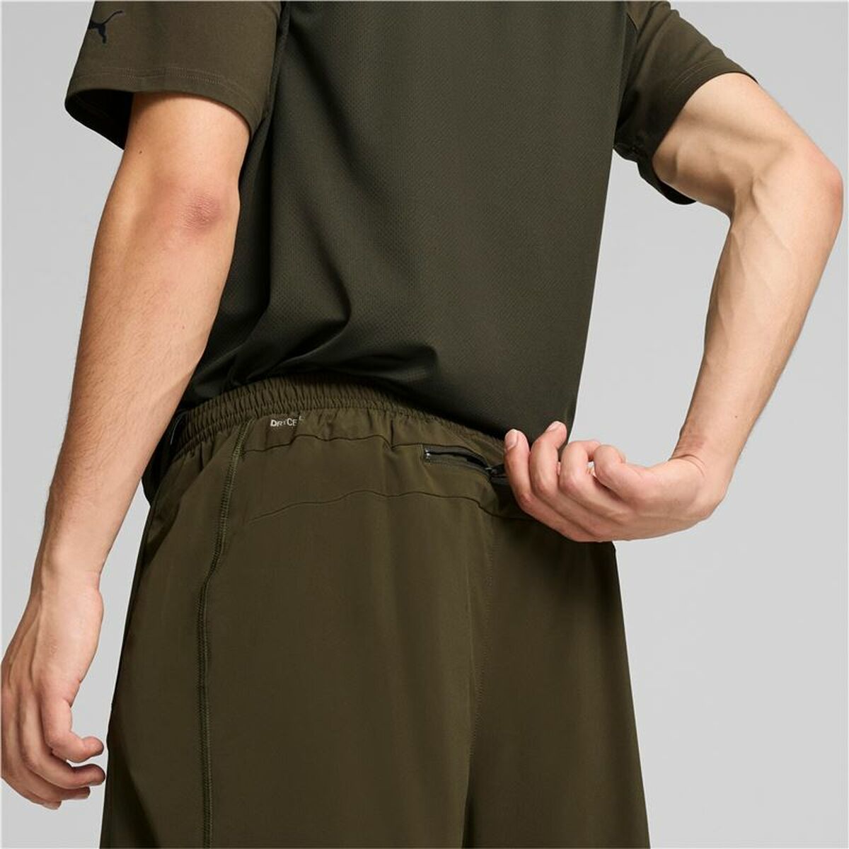 Pantaloncino Sportivo Puma Flex 7" Woven Oliva Taglia:M - Image 6