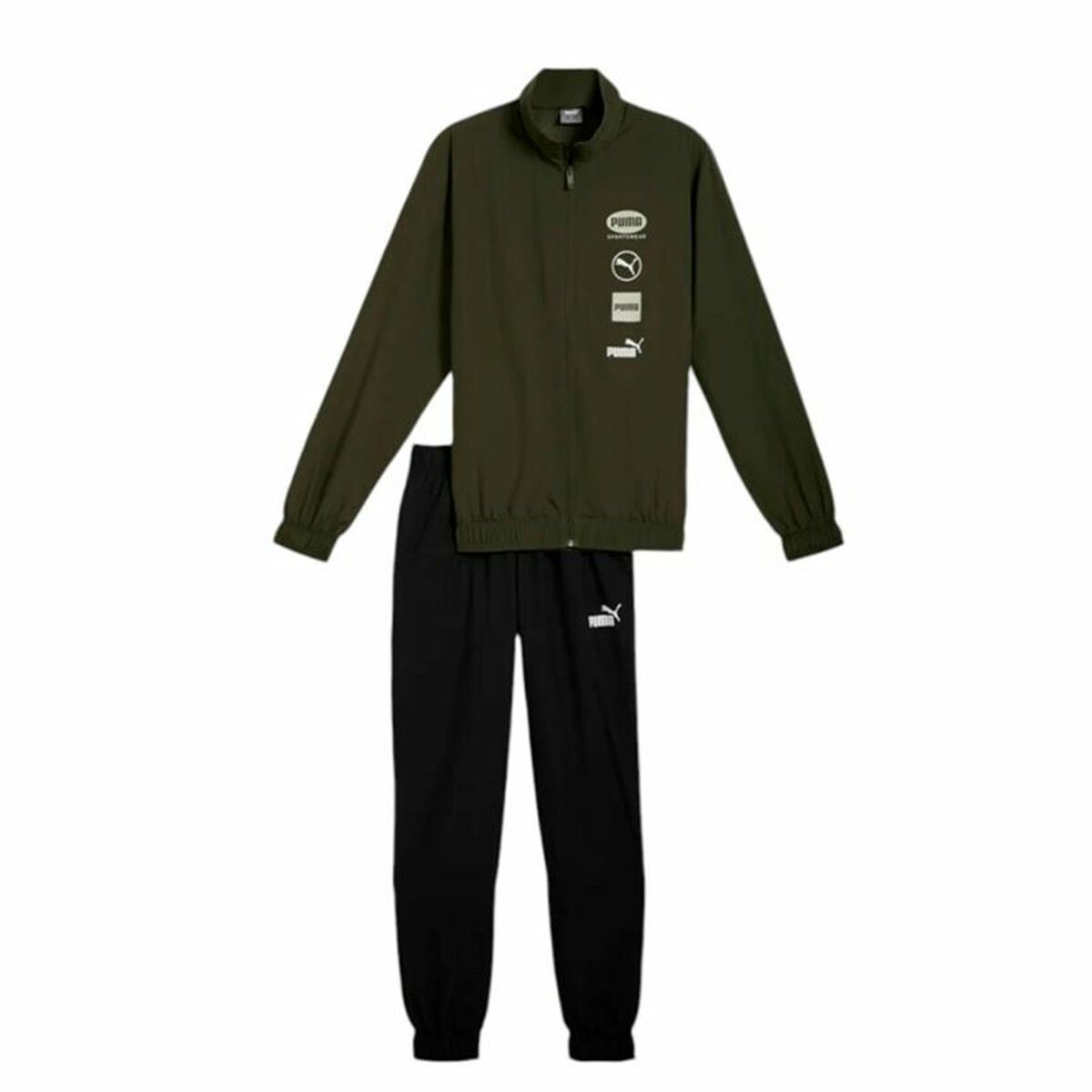 Tuta per Adulti Puma Woven Graphic Suit Cl Verde Uomo Taglia:XL