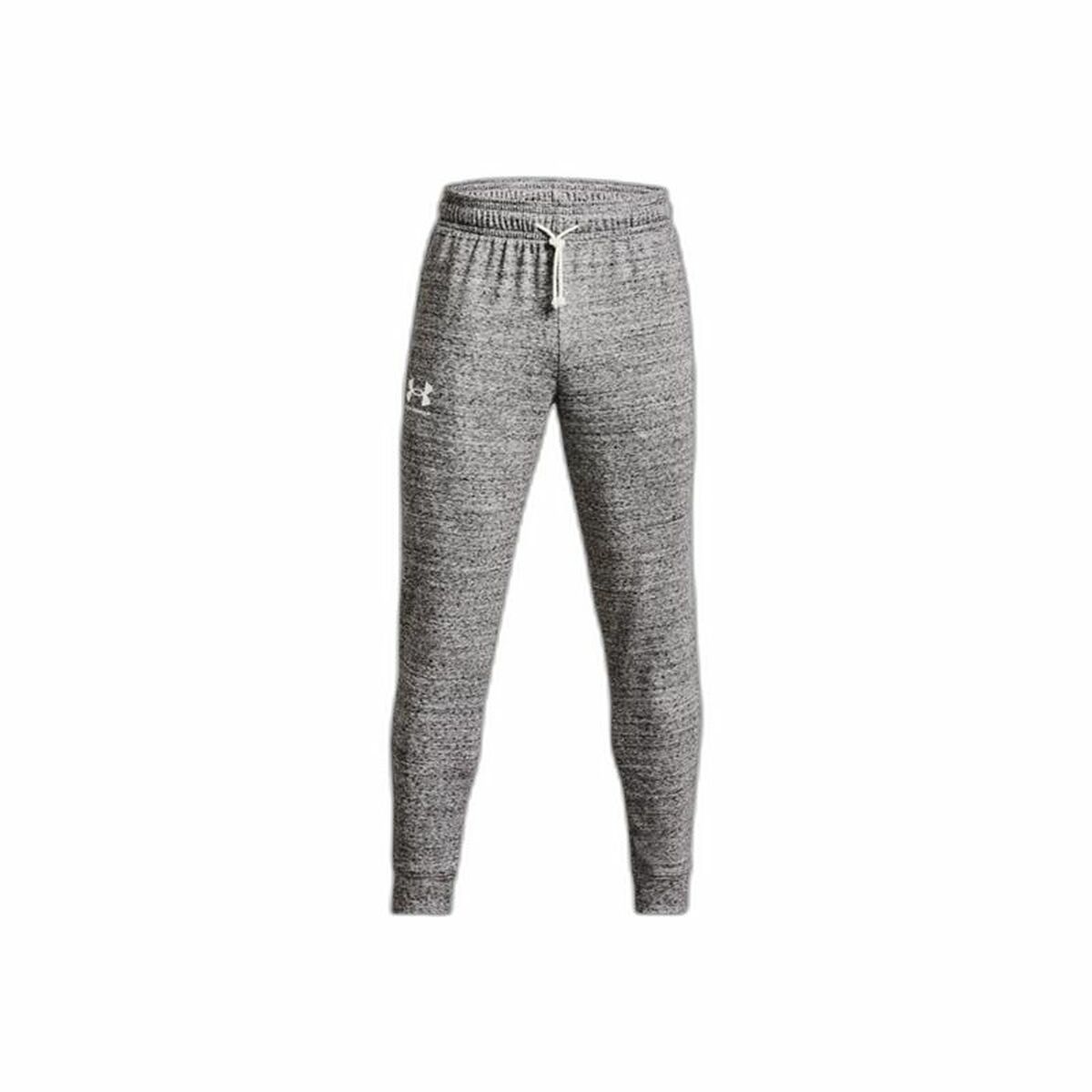 Pantalone Lungo Sportivo Under Armour Rival Terry Grigio Uomo Fitness Taglia:L