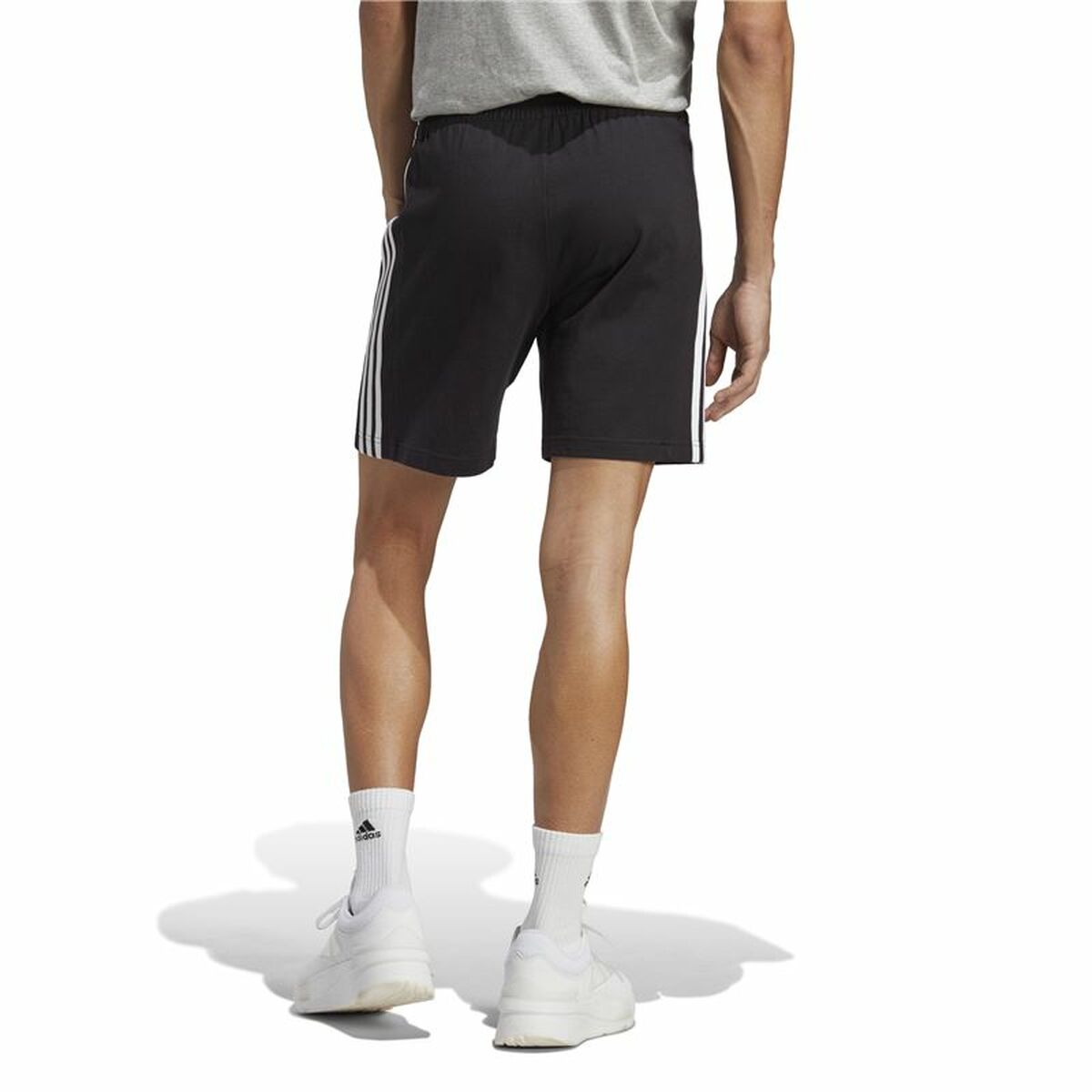 Pantaloncino Sportivo Adidas 3S Sj 7 Sho Nero Taglia:XS - Image 3